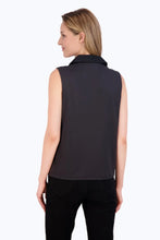 Collared Layering Tank, Black