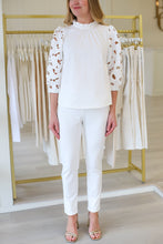 Ankle Slit Pant, Off White