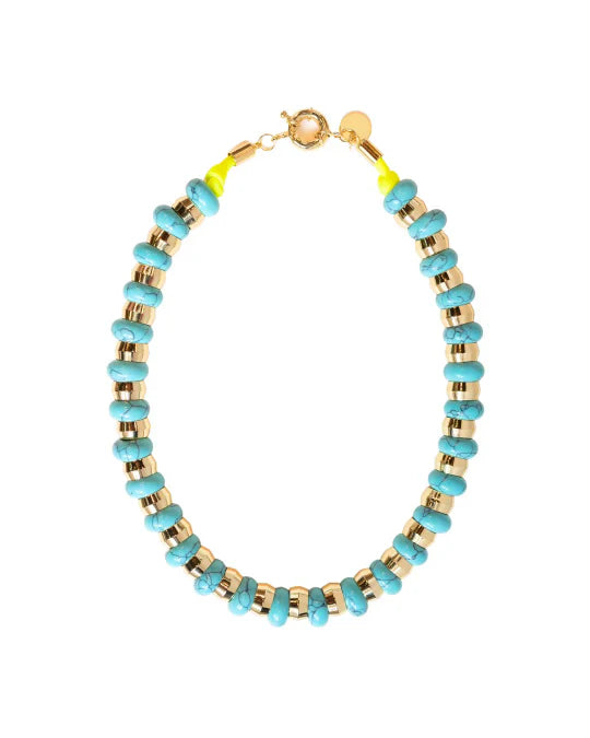 Semi-Precious Necklace, Turquoise
