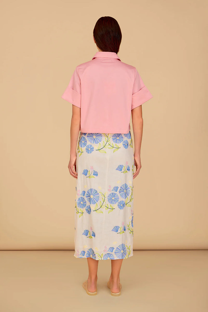 Olivia by Livro Leigh Wrap Skirt, Flora Embroidery