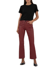 Kelsey High Rise Ankle Flare Jean 27" Inseam, Red