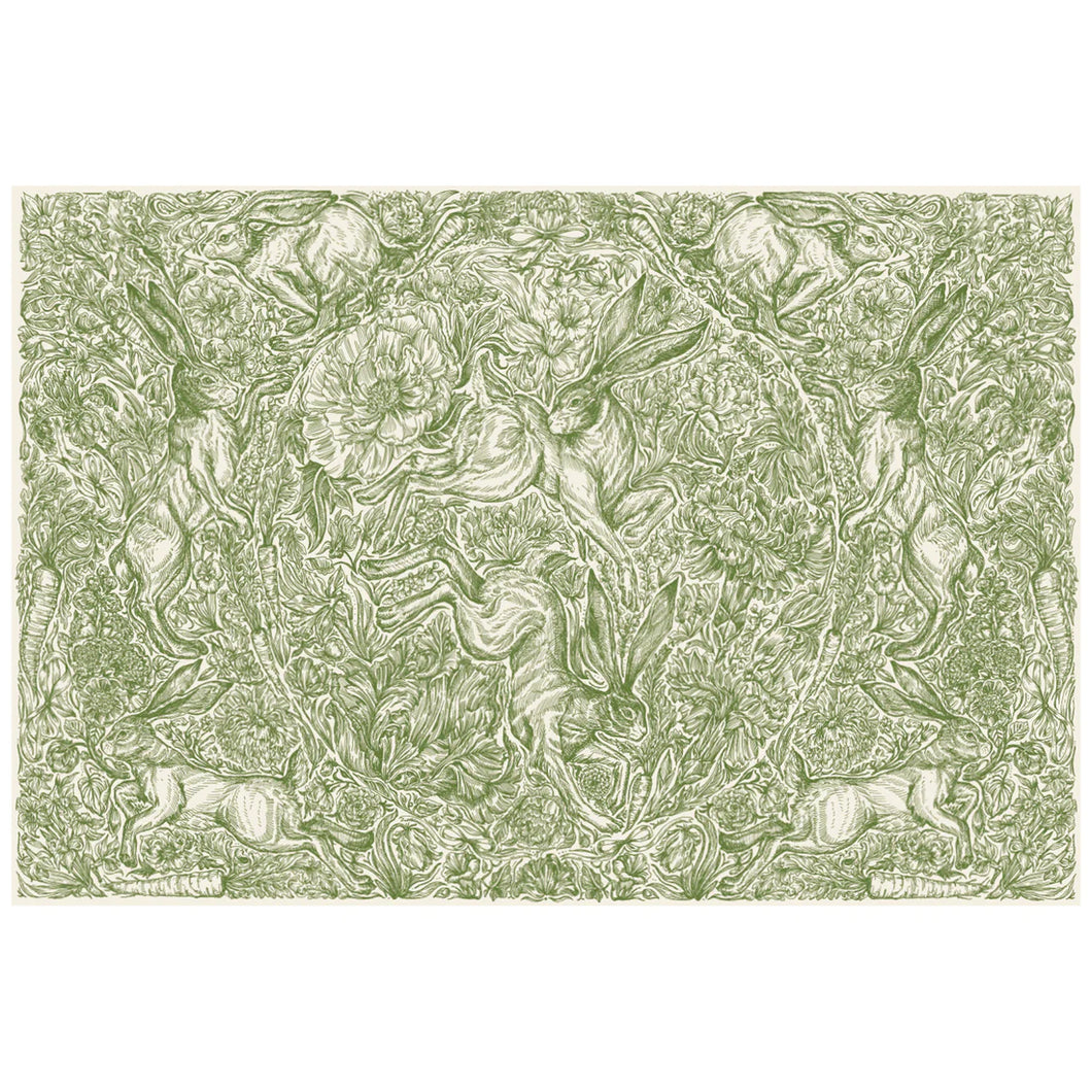 Hare Promenade Placemats [Pack of 24]
