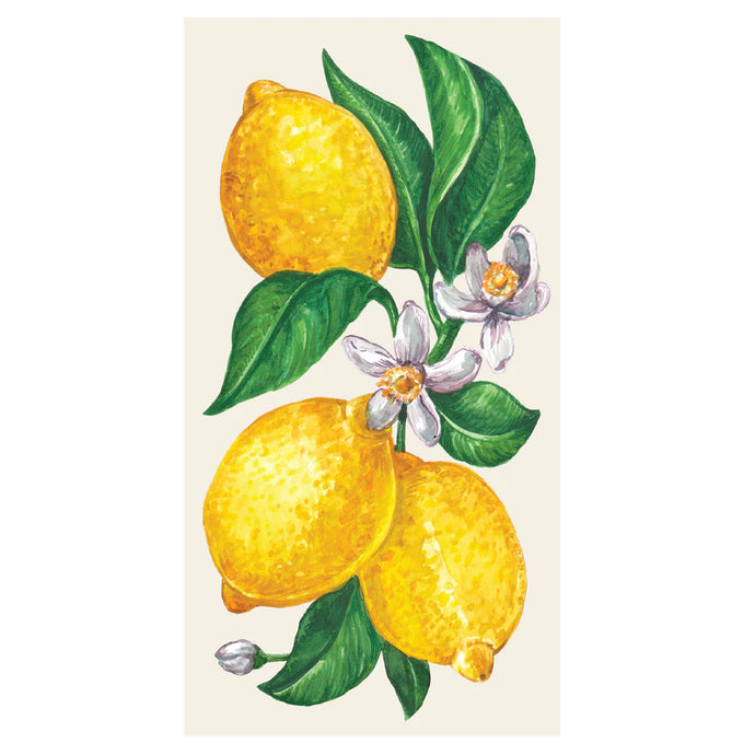 Lemon Guest Napkins [Pack of 16]