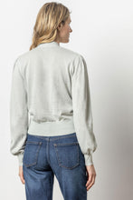 Long Sleeve Surplice Sweater, Moonstone