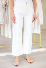 Stride High Rise Wide Leg Patch Pocket Jean