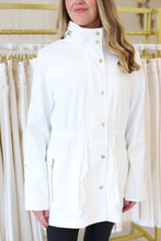 Winter White Rain Coat
