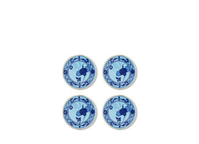 Oriente Italiano Coasters, Iris [Set of 4]