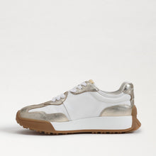 Langley Sneaker, Off White/Molten Gold