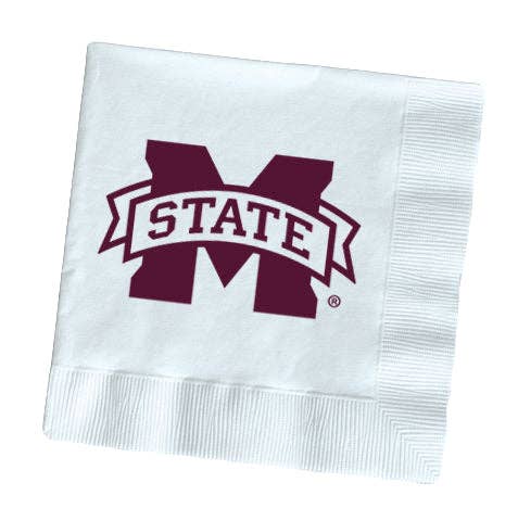 belle g Mississippi State Cocktail Napkins