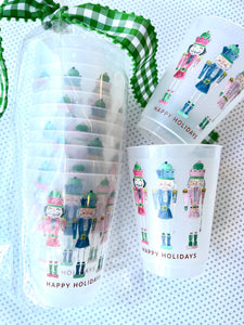 Nutcracker Trio Frosted Cups [Pack of 8]