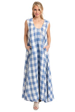 Buffalo Check Scoop Maxi Dress