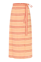 Leigh Wrap Skirt, Spanish Stripes