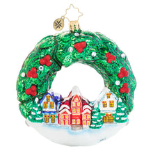 An All-Around Christmas Town Ornament