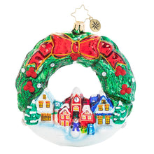 An All-Around Christmas Town Ornament