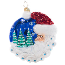 Christmas Village Santa Ornament