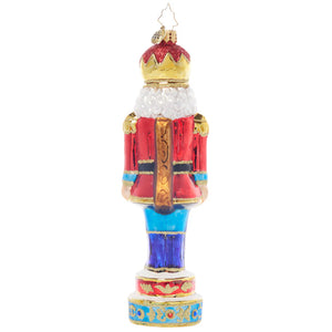 Royal Elegance Nutcracker Ornament