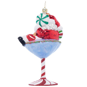 Santa-tini Ornament