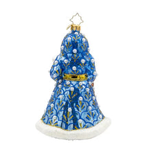 Gilded Grandeur Santa Ornament