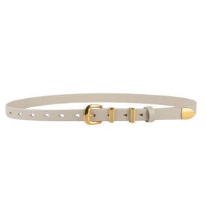 Sleek and Chic Belt, Ivory