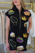 Mardi Gras Icon Collared Dress