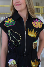 Mardi Gras Icon Collared Dress