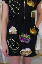 Mardi Gras Icon Collared Dress