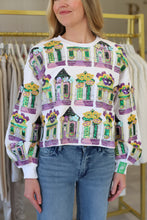 Mardi Gras Porches Sweatshirt