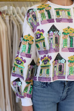 Mardi Gras Porches Sweatshirt