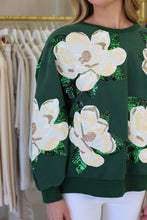 Dark Green Magnolias Sweatshirt