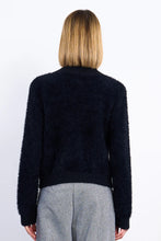 Fuzzy Mock Neck Sweater