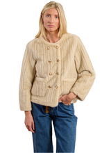 Classic Beige Faux Fur Jacket