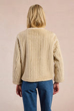 Classic Beige Faux Fur Jacket