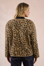 Fuzzy Leopard Throw On Jacket