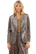 Velvet Leopard Blazer