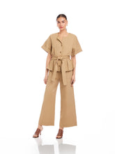 Kai Belted Button Up Top