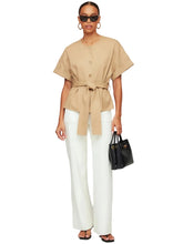 Kai Belted Button Up Top