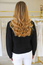Gaston Button Cardigan, Black