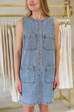 Denim Shift Dress