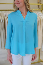 Aquamarine Button Blouse