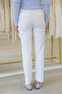 Pull On Ankle Pant, Creme