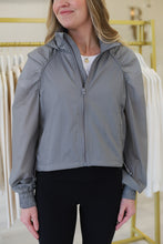 Solid Sport Zip Jacket with Hood