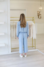 Chambray Cropped Pant