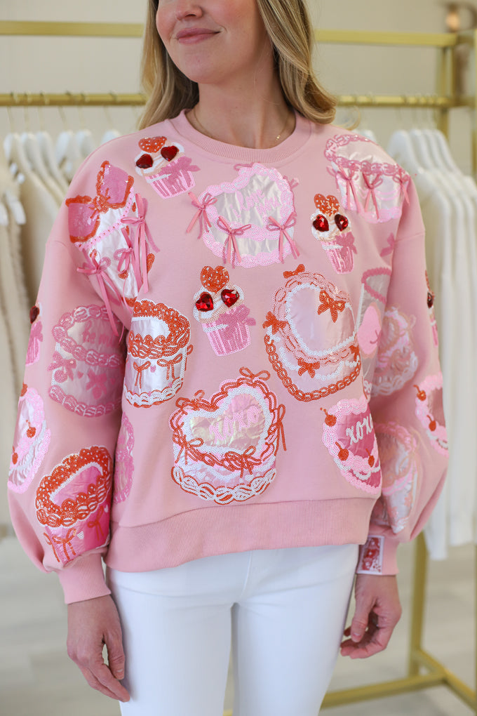 Valentines Cakes and Pastries Sweatshirt