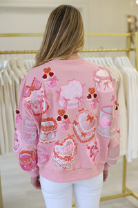 Valentines Cakes and Pastries Sweatshirt