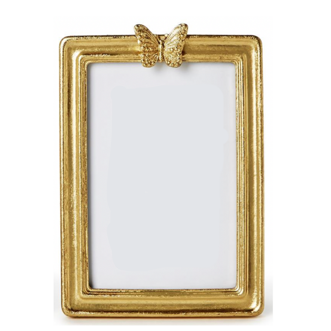 4x6 Golden Butterfly Photo Frame