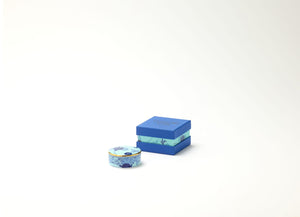 Oriente Italiano Small Round Trinket Box, Iris