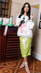 *PRE ORDER* Elphaba & Glinda Card Sweatshirt