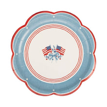 Flag Paper Plate - 8"