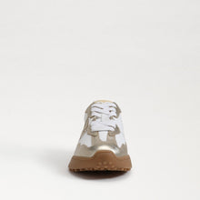 Langley Sneaker, Off White/Molten Gold