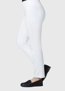 Jupiter Fabric 28" Ankle Pant, White